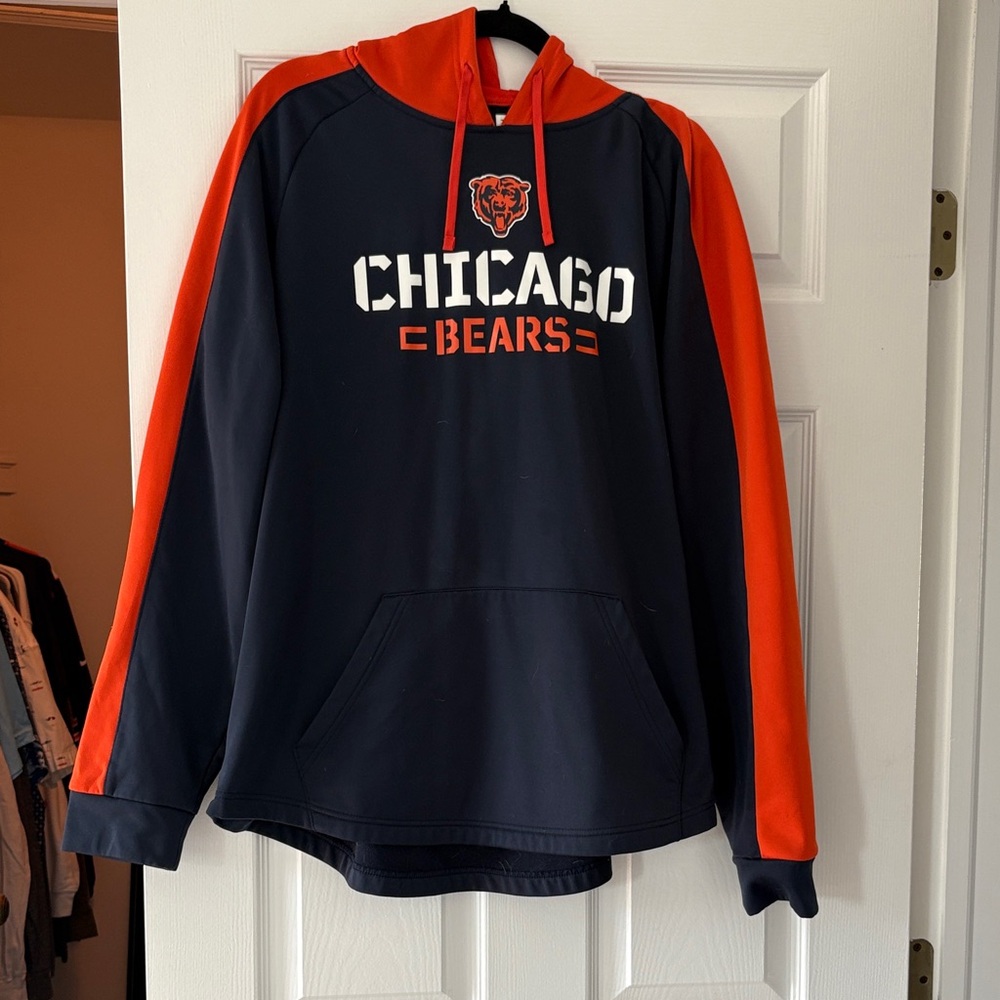 NFL chicago bears  Hoodie with Orange and Navy